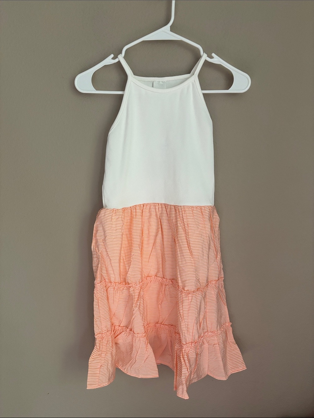 Nwt Zara ruffled ribbed dress
